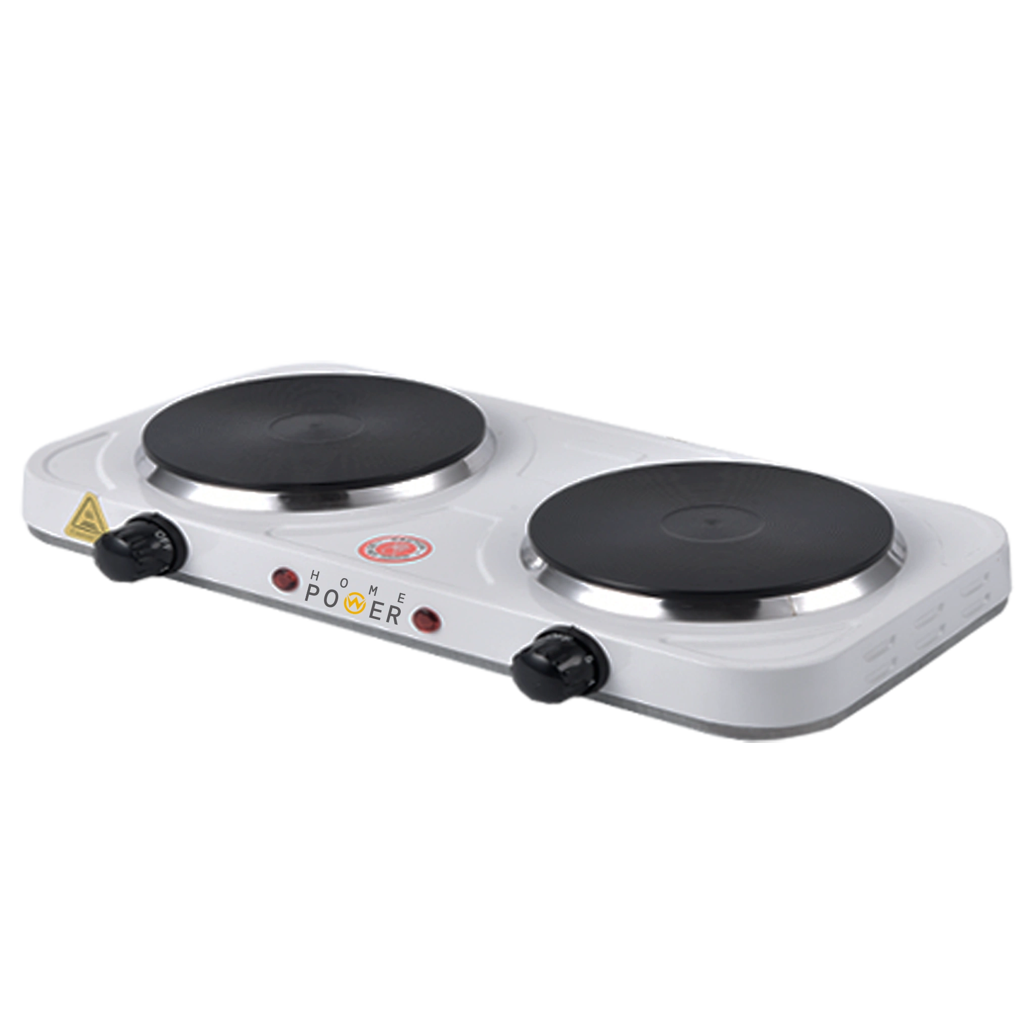 Estufa Eléctrica 2 Quemadores Blanca