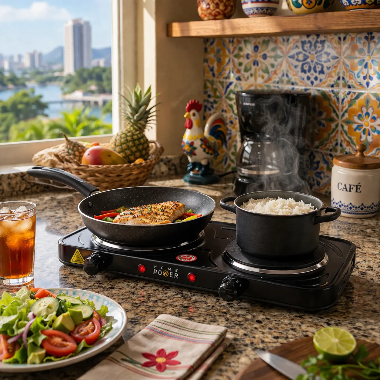 Ambiente cocina negro